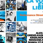 La voix est libre: Performances Streetart le 25/09 [Montreuil]